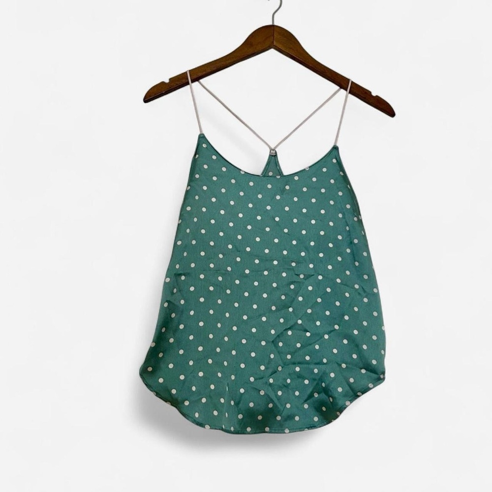 Victoria's Secret Green Polka Dot Sleepwear